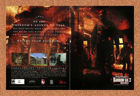 Rainbow Six 3 Raven Shield PC Original 2005 Ad Authentic FPS Video Game Promo