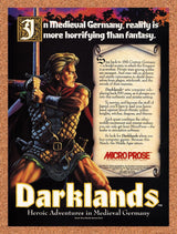 1992 Darklands IBM Original Advertisement / Retro Promo v1