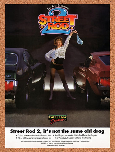 1991 Street Rod 2 IBM Original Advertisement / Retro Wall Art v1