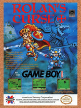 Rolan's Curse GameBoy Original 1991 Ad Authentic Nintendo Video Game Promo