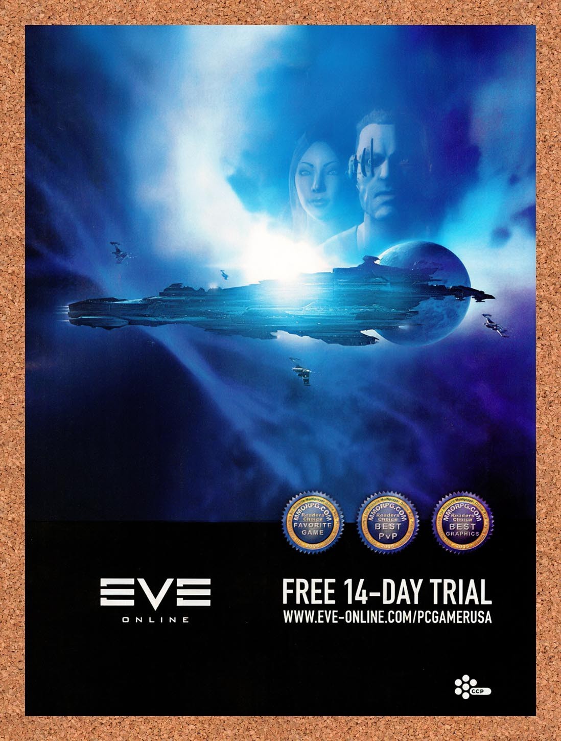 2006 EVE Online PC Original Advertisement / Retro Promo v6