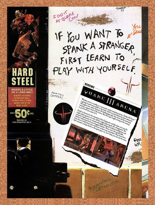 Quake III Arena PC Original 2001 Vintage Print Ad - Video Game Promo