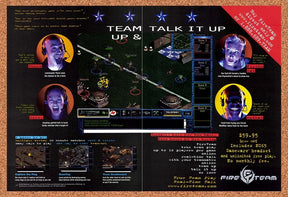 1999 FireTeam PC Original Advertisement / Retro Promo v4