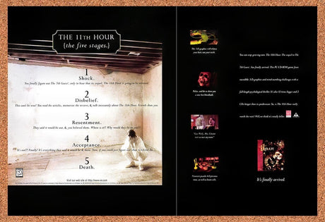 1996 11th Hour PC Original Advertisement / Retro Promo v2