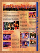 1997 Mortal Kombat Annihilation Theatric Release Original Ad / Promo vr1