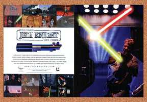 1997 Star Wars Jedi Knight Dark Forces II PC Original Advertisement / Promo v1