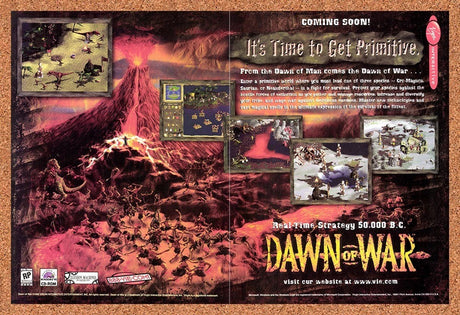 1998 Dawn Of War PC Original Advertisement / Retro Promo v3