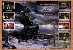 1997 Lands Of lore Guardians Of Destiny PC Original Advertisement / Promo v3