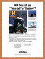 1989 F-14 Tomcat Commodore 64 Original Advertisement / Retro Wall Art v2
