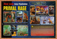 1996 Primal Rage PS1 Original Advertisement / Retro Promo vr5