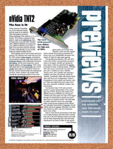 1999 nVidia TNT2 Viper V770 Original Advertisement / Retro Promo v1