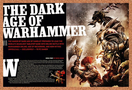 2006 Warhammer Online Age Of Reckoning PC Preview Original Ad / Wall Art v5