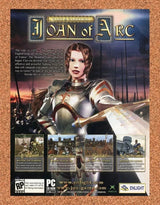 2004 Wars And Warriors Joan Of Arc PC Original Advertisement / Retro Promo v1