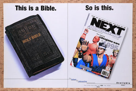 1995 Next Generation Magazine Launch Original Advertisement / Retro Wall Art v1