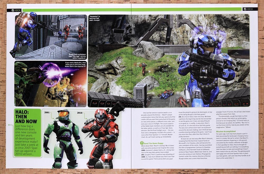 2009 Halo Xbox Retrospective Then And Now Original Ad / Retro Wall Art v13