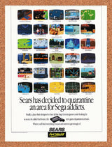 1992 Sega Sears Funtronics Original Advertisement / Retro Promo v1
