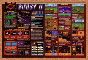 1994 Bubsy II SNES Original Advertisement / Retro Promo vr4