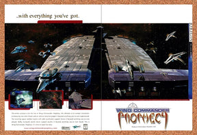 1997 Wing Commander Prophecy PC Original Advertisement / Retro Promo v3