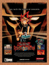 2004 Yu-Gi-Oh Reshef Of Destruction GBA Original Advertisement / Retro Promo v1