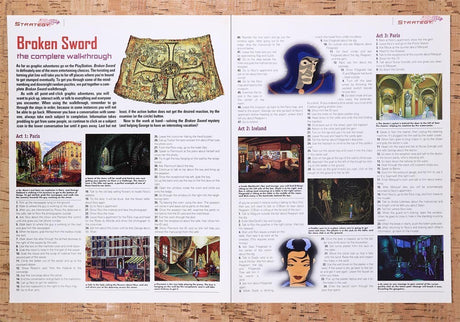 1998 Broken Sword The Shadow Of The Templars Acts 1 - 3 Original Ad v2