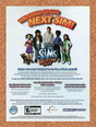 SIMS Bustin' Out GBA Contest Original 2004 Ad Authentic Video Game Promo