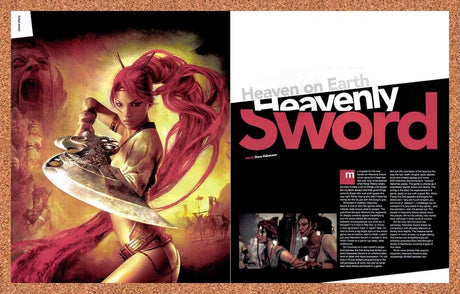 2007 Heavenly Sword PS3 Preview Original Advertisement / Retro Promo v1