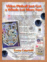 1996 Loony Labyrinth Pinball PC Original Advertisement / Retro Promo v1