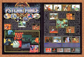 1997 Psychic Force PS1 Original Advertisement / Retro Promo vr1