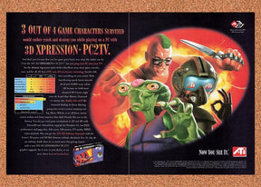 1997 ATI 3D Xpression PC2TV Original Advertisement / Retro Promo v1