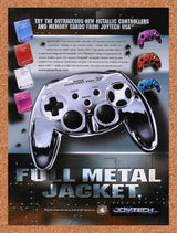 1999 Joytech USA Full Metal Jacket PS1 Controller Original Ad / Wall Art v1
