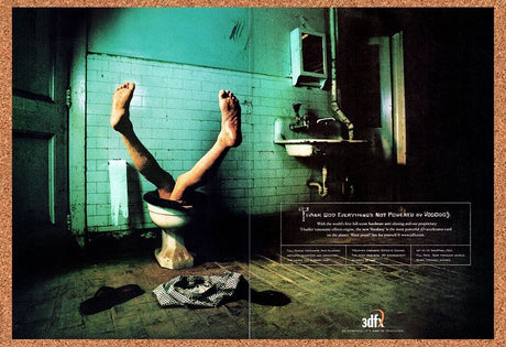 Voodoo 3dfx Original 2000 Vintage Ad - Voodoo 5 Retro Tech Promo