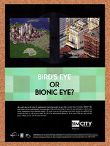 1999 Sim City 3000 PC Original Advertisement / Retro Promo v3