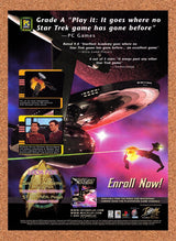 1998 Star Trek Starfleet Academy PC Original Advertisement / Retro Promo v4