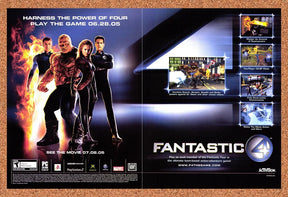 2005 Fantastic 4 PC Original Advertisement / Retro Promo v1