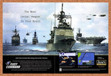 1999 Jane's Fleet Command PC Original Advertisement / Retro Promo v1