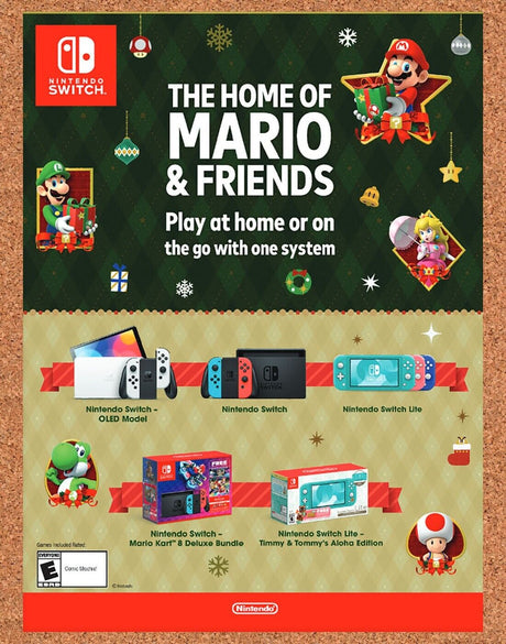 Nintendo Switch Original 2023 Ad - Video Game Console Holiday Promo
