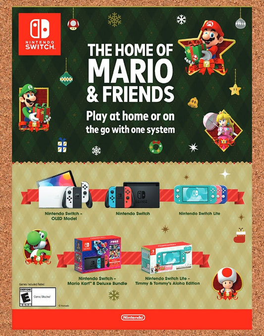 Nintendo Switch Original 2022 Ad - Video Game Console Holiday Promo