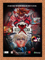 Guilty Gear X PS2 Original 2001 Ad Authentic PlayStation Video Game Promo