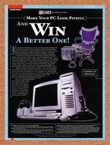1998 Alienware PC Gamer Sweepstakes Make Your PC Pitiful Original Ad / Promo v1