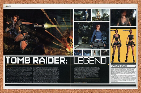 Tomb Raider Legend PS2 Original 2005 Print Ad Authentic Video Game Review Promo