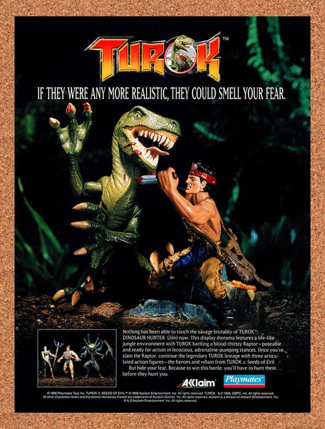 1999 Turok Action Figures Playmates Original Advertisement / Retro Promo v1