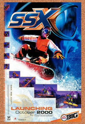 2000 SSX1 PS2 Original Advertisement / Retro Promo v1