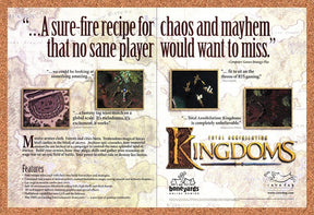 1999 Total Annihilation Kingdoms PC Original Advertisement / Retro Promo v8