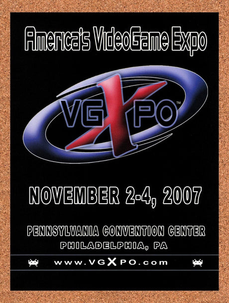 2010 Americas VideoGame Expo VGXPO Pennsylvania Original Ad / Promo v1