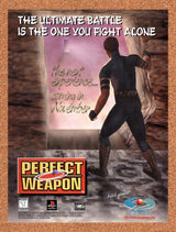 1996 Perfect Weapon PS1 Original Advertisement / Retro Promo v1