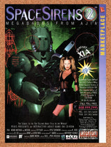 1995 Space Sirens 2 Megababes From Ajia Erotic CD-ROM Original Ad / Promo v3