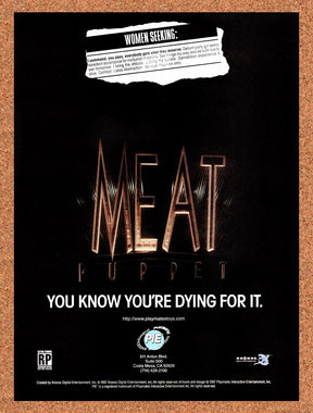 1997 Meat Puppet PC Original Advertisement / Retro Promo v2