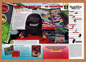 1993 Atari Lynx Games & Accessories Original Advertisement / Retro Promo v5