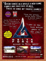 1999 Delta Force PC Original Advertisement / Retro Promo v2