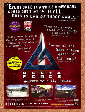 1999 Delta Force PC Original Advertisement / Retro Promo v2